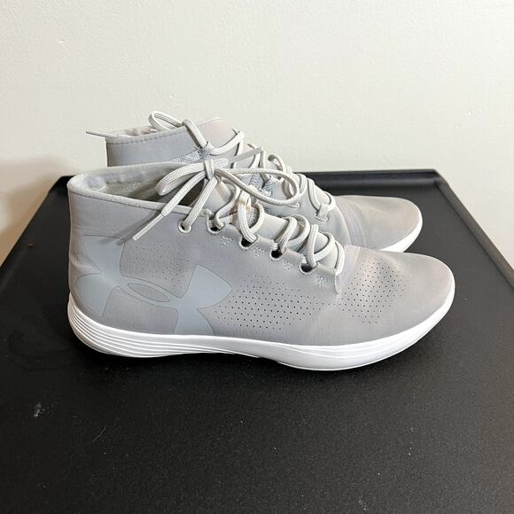 Under Armour Gray High Top Sneakers LAST CALL - Picture 1 of 7